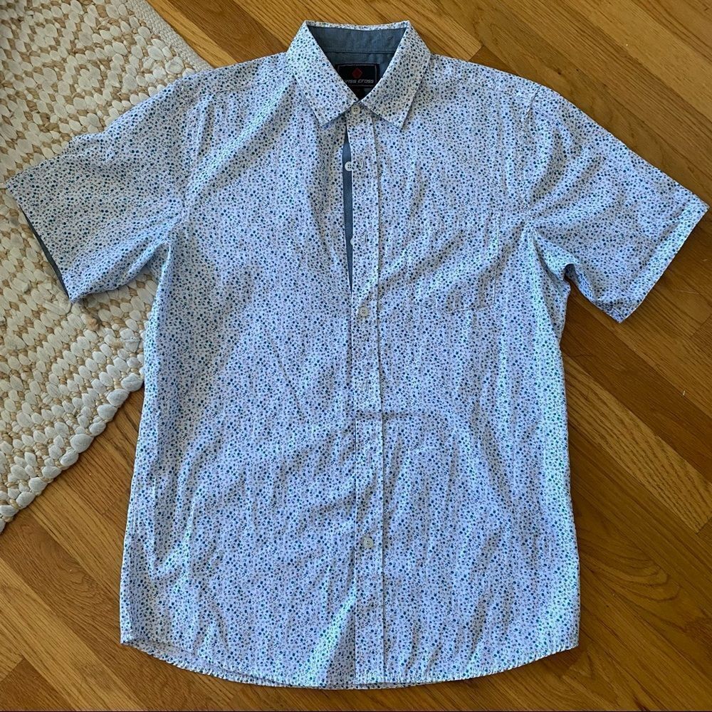 Swiss Cross Button Down Shirt